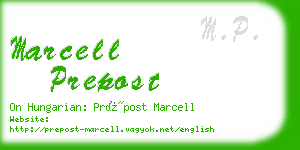 marcell prepost business card